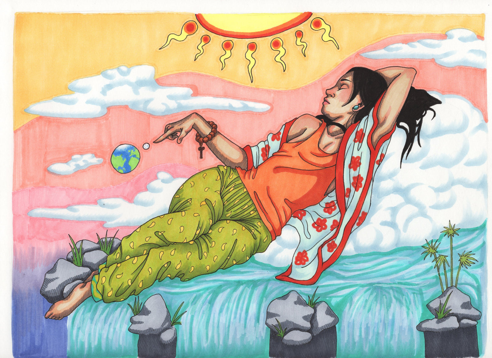 "Chill With the Earth" Art Print