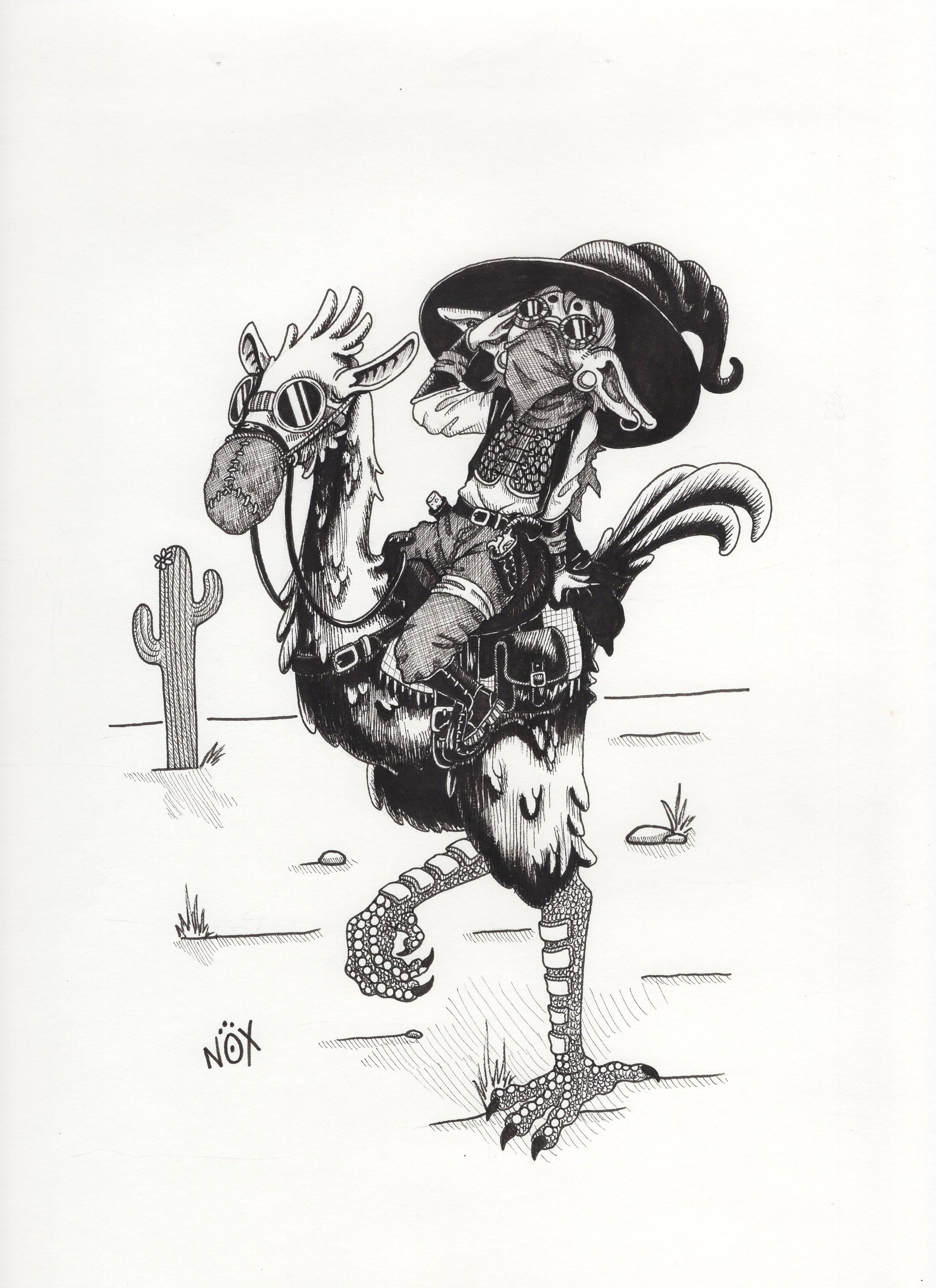 "Goblin of the West: High Noon, Higher Chaos 🤠🦴🦃" Art Print