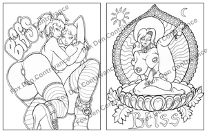 Bimbofication: A Fetish & Queer-Themed Adult Coloring Book