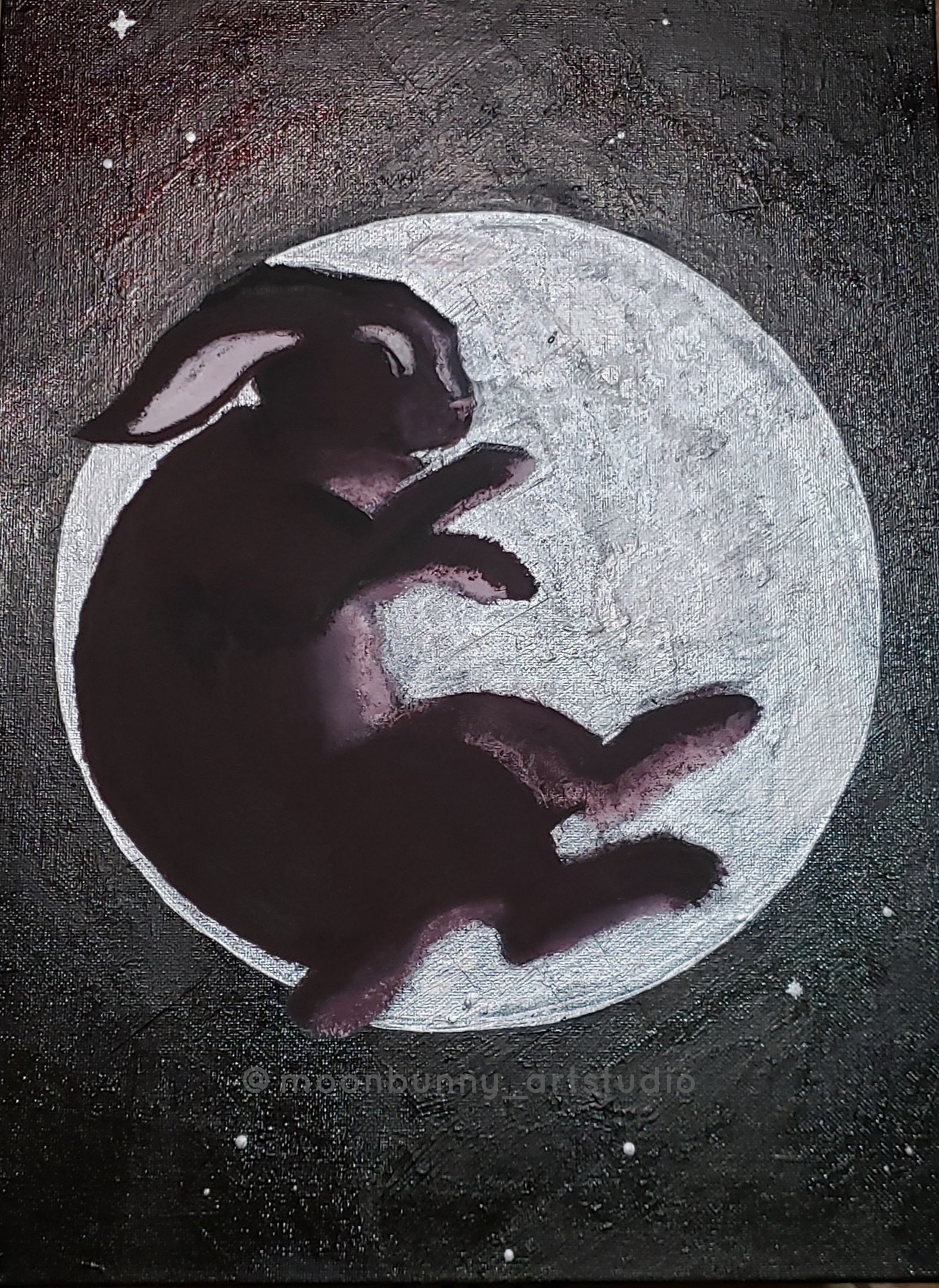 "Moon Bunny Dreams" – Art Print by Hannah Hall