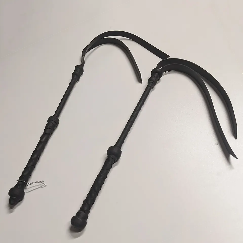 Nathan Morrison’s Handmade Black Twisted Tawse – Art with a Bite 🖤✨